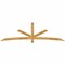 Ekena Millwork Alberta Rough Sawn Timber Gable Bracket, Western Red Cedar, 108"W x 31 1/2"H x 4"D x 4"F, 7/12 Pitch GBW108X31X0404ALB00RWR - alternate 1